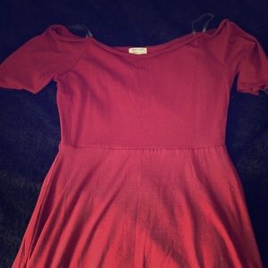 Over The Shoulder Skater Dress